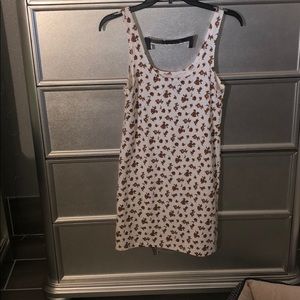 body con dress floral